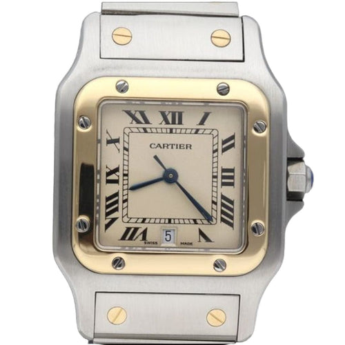 Montre Cartier Montre Santos De Cartier Galbee 58 Facettes MT42131