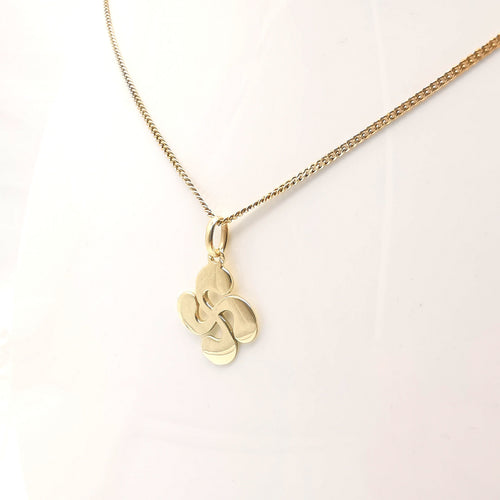 Collier Collier trèfle or jaune 58 Facettes