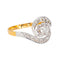 Bague 53 Bague Tourbillon Or blanc, Or jaune Diamant 58 Facettes 4555442CN