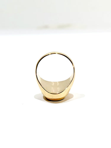 Bague 51 Bague chevalière or et jaspe 58 Facettes