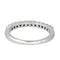52 Bague  Demi-alliance  Or blanc Diamant 58 Facettes 4286142CN