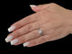Bague 57 MAUBOUSSIN - Chance of Love N°2 Bague de fiançailles or blanc diamants 58 Facettes