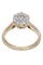 Bague Bague fleur diamants 58 Facettes 087781