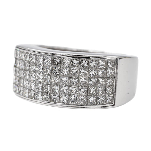 Bague 54 Bague Or blanc Diamant 58 Facettes 3017711RV