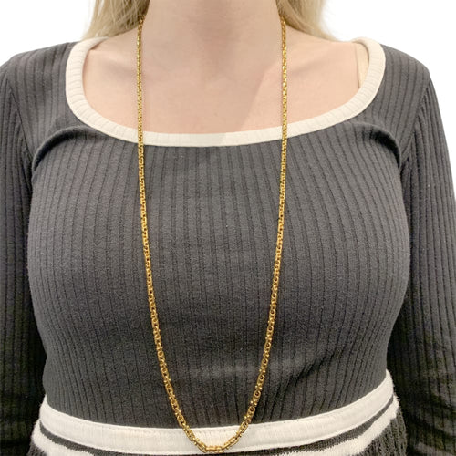 Collier Sautoir Chaumet, or jaune. 58 Facettes 35320