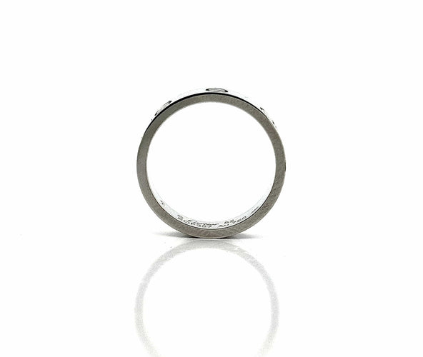 Bague 52 Alliance Cartier Love or gris et 1 diamant 58 Facettes