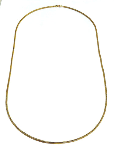 Collier Chaine En Or Jaune Maille Palmier 58 Facettes