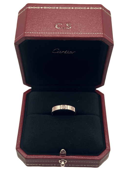 Bague Bague Love Cartier Or rose et diamant T58 58 Facettes