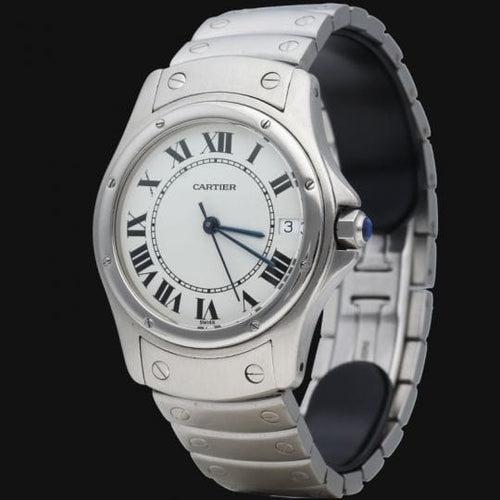 Montre Cartier Montre Santos Ronde 33Mm Automatique 58 Facettes MT41529