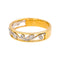 Bague 51 Bague Or jaune, Or blanc Diamant 58 Facettes 4870284CN