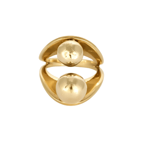 Bague 49 Cartier Dinh Van - Rare Bague en Or jaune 18k 58 Facettes 58FC23