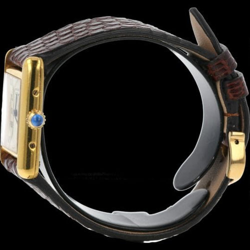 Montre Cartier Montre Tank Vermeil Must De Cartier Vermeil 58 Facettes MT43759