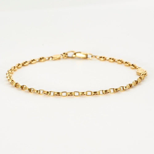 Bracelet Gourmette or jaune 58 Facettes LP155