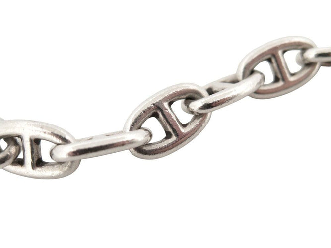 Bracelet vintage bracelet HERMES chaine d'ancre pm en argent massif 925 18cm 58 Facettes 268152