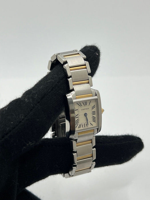 Montre Cartier Tank Française Full Set 2017 58 Facettes