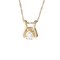 Pendentif Pendentif en or jaune 18 carats serti d'un diamant taille brillant 58 Facettes 135024B/A