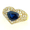 Bague 53 KUTCHINSKY - bague or jaune rubis 2,08 carats et diamants 58 Facettes 248274