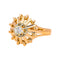 Bague 56 Bague Or rose, Or blanc Diamant 58 Facettes 4830442CN