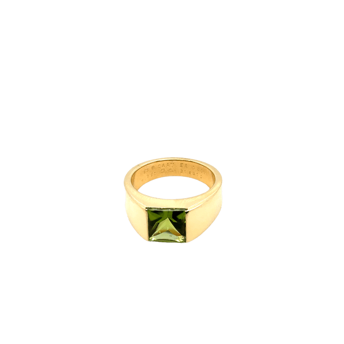 Bague 53 CARTIER - Bague Tank péridot or jaune 58 Facettes 1.0000204/1