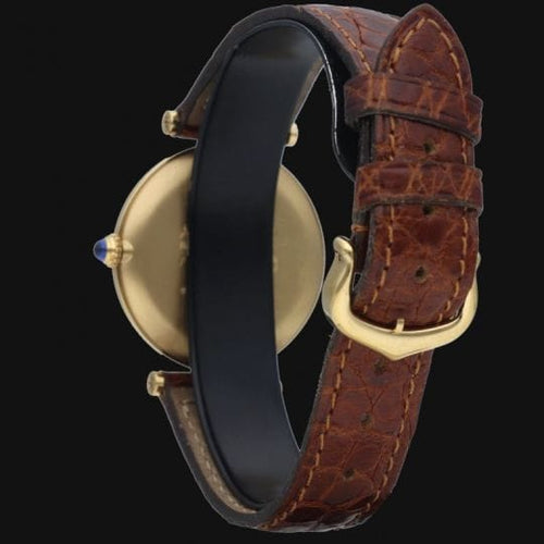 Montre Cartier Montre Must De Cartier Vermeil 58 Facettes MT43996