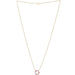 Collier Collier saphirs multi couleurs or rose 58 Facettes