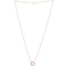 Collier Collier saphirs multi couleurs or rose 58 Facettes