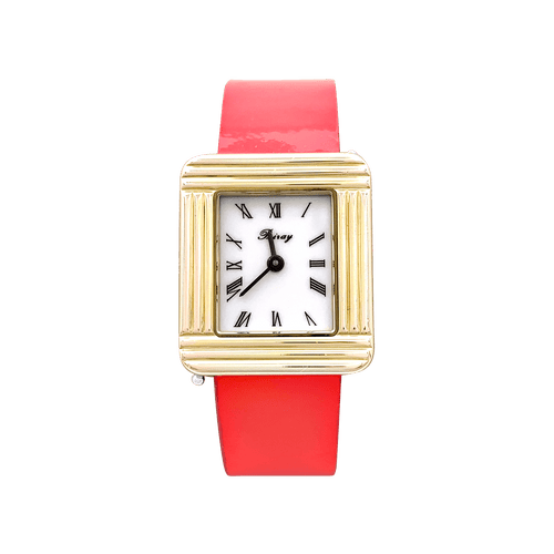 Montre Montre Poiray, "Ma Première", plaqué or, acier. 58 Facettes 34521