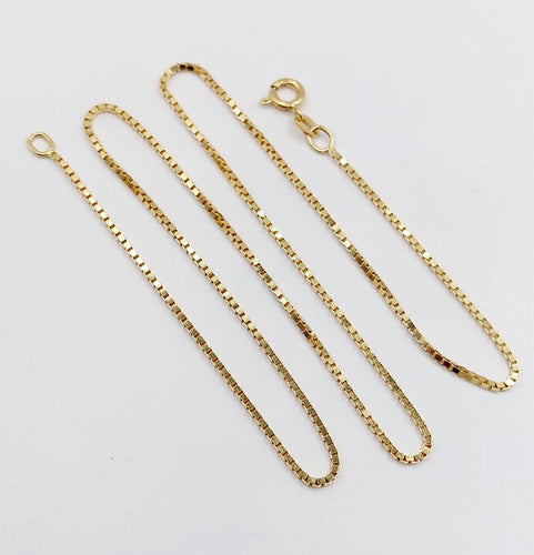 Collier Chaine vintage or 18k mailles vénitiennes 42 cm 4,92 gr 58 Facettes A05968