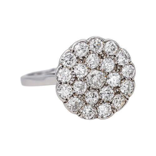 Bague 53.5 Bague Or blanc Diamant, Diamants 58 Facettes 4712453CN