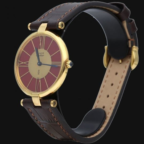 Montre Cartier Montre Must De Cartier Vermeil 58 Facettes MT43322