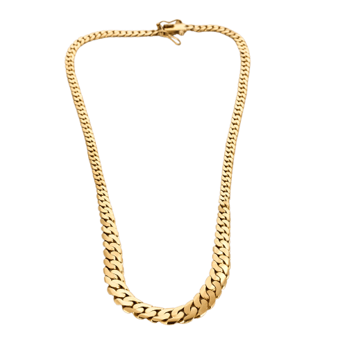 Collier Chaine maille gourmette or jaune 58 Facettes MLJ0377