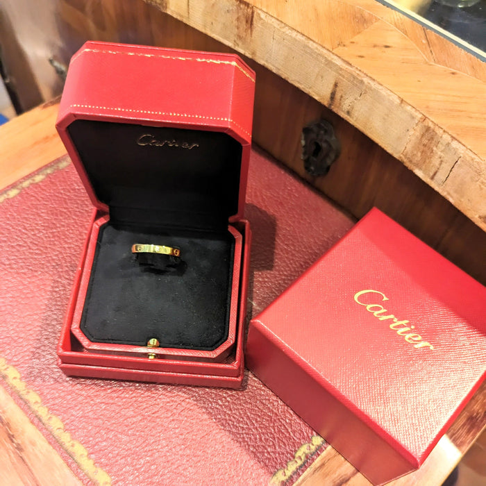 Bague 63 CARTIER - Alliance Love or jaune 58 Facettes 29807