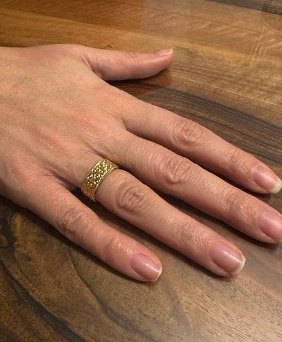 Bague 54 Alliance Femme En Or Rose 58 Facettes