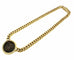 Collier BVLGARI. Collection "Monete", collier or jaune et diamants 58 Facettes