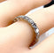 Bague 53 Alliance en or blanc et platine, 18 diamants 2,70 carats 58 Facettes AB642