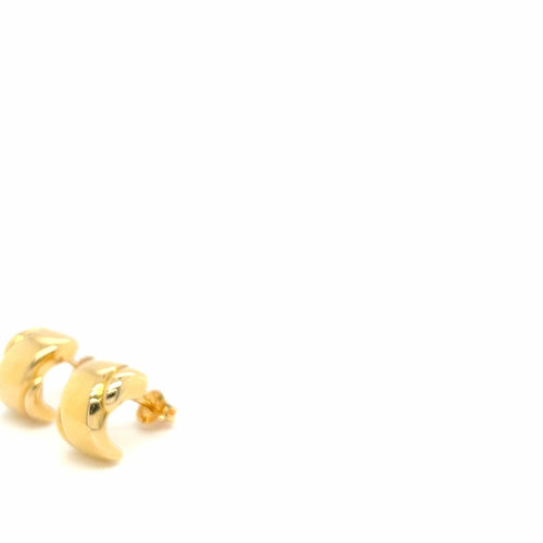 Boucles d'oreilles Boucles d'oreilles anneaux or jaune 58 Facettes