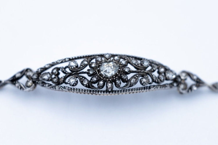 Bracelet Bracelet ancien Art Nouveau avec diamants, Scandinavie, début du XXe siècle 58 Facettes 10614