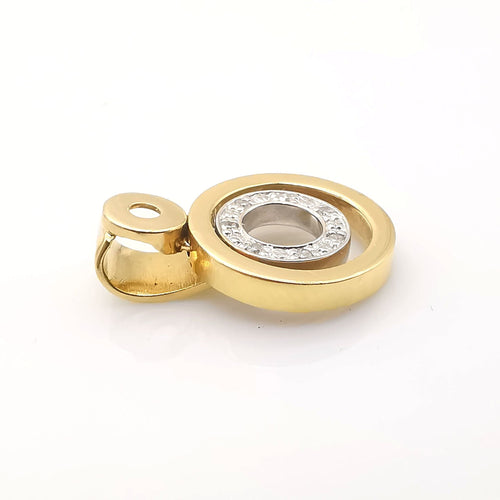 Pendentif Pendentif or jaune & diamants 58 Facettes