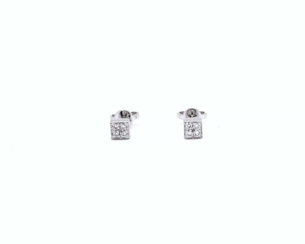Boucles d'oreilles Boucles d'oreilles Light Point serties de diamants de 0,16 ct 58 Facettes 7011