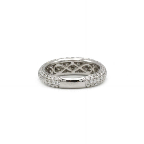 Bague 53 Bague pavage Diamants 58 Facettes 240126R