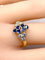 Mauboussin - Bague en or jaune 18 carats et saphirs et diamants