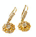 Boucles d'oreilles Boucles d'oreilles en or avec diamants 58 Facettes Q101B