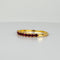 Bague 56 Bague avec rubis en or jaune 58 Facettes 2505018