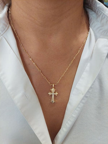 Collier CHROME HEART - Collier croix 58 Facettes 085161