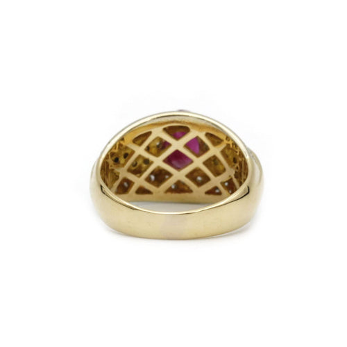 Bague 53 Bague - Or, Diamants & Rubis 58 Facettes 240386R