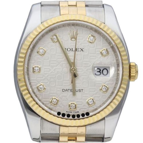 Montre Rolex Montre Date Just 36 58 Facettes MT42534