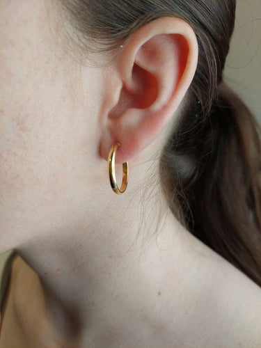 Boucles d'oreilles CRÉOLES MODERNES 58 Facettes 085951