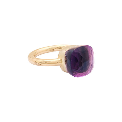 Bague 48 Bague Pomellato, collection "Nudo Classic", or rose et améthyste. 58 Facettes 34964