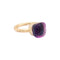 Bague 48 Bague Pomellato, collection "Nudo Classic", or rose et améthyste. 58 Facettes 34964