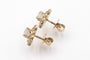 Boucles d'oreilles Boucles d'oreilles en or rosette et diamants 1,70 ct 58 Facettes 11392